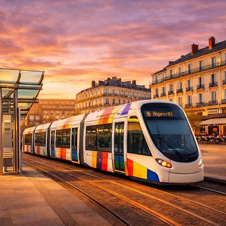 Appartement L'onyx - Un Premium En Centre-ville, Gare Sncf à 5 Min, Wifi&calme Angers