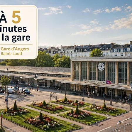L'onyx - Un Premium En Centre-ville, Gare Sncf A 5 Min, Wifi & Calme * Angers