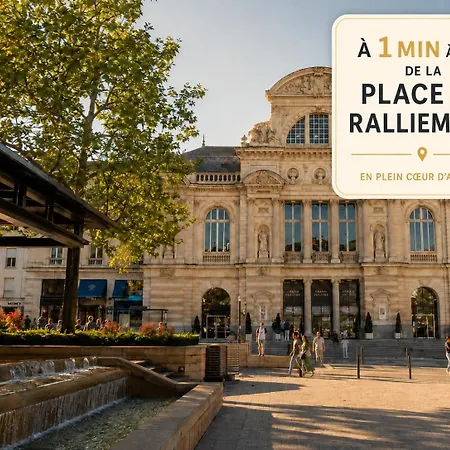 L'onyx - Un Premium En Centre-ville, Gare Sncf A 5 Min, Wifi & Calme Lägenhet