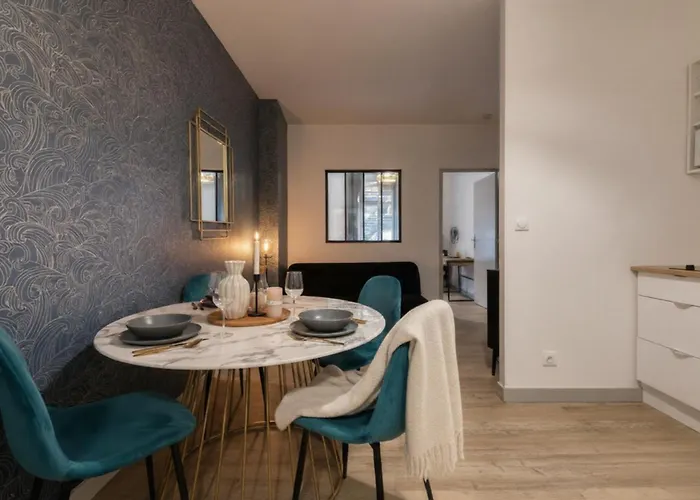 Daire L'onyx - Un Premium En Centre-ville, Gare Sncf A 5 Min, Wifi & Calme